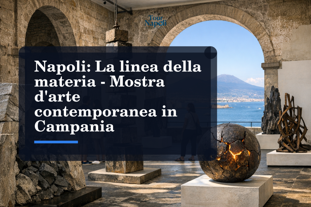 Opere esposte nella mostra La linea della materia a Napoli, arte contemporanea in Campania